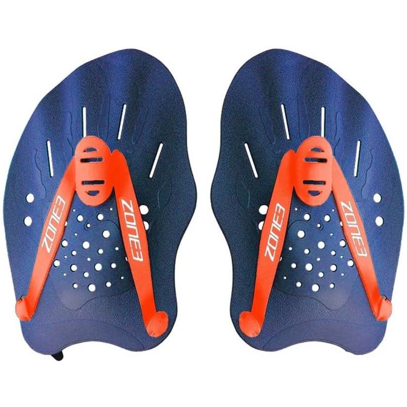 2026 Zone3 Ergo Zwemtraining Handpeddels SA19EPAD - Blue / Oranje